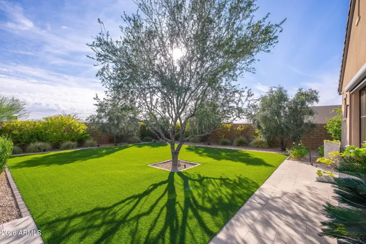 Back Yard Oasis with turf and yard space