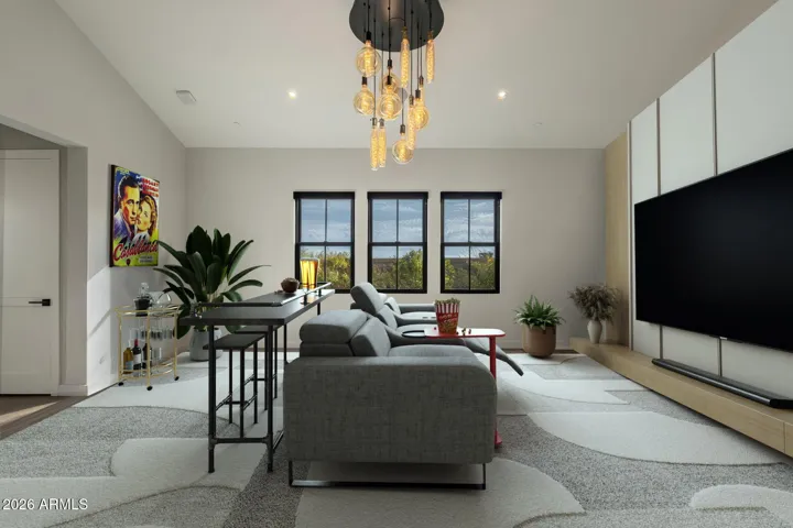 Great option for Media Room & Bar Area (Virtually Shown)