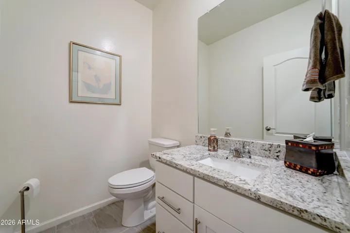 Large 1/2 Bathroom - Private Toilet & Granite Counter Top w/ Sink