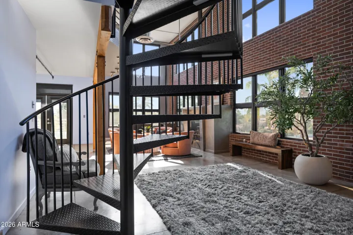 Staircase to bedroom 1