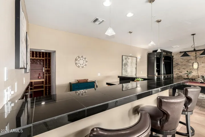 Full Wet Bar & Wine Butler Pantry