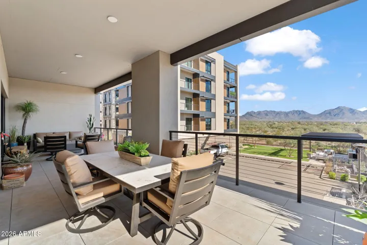 Large covered terrace-perfect for dining and enjoying Arizona's year-round weather.
