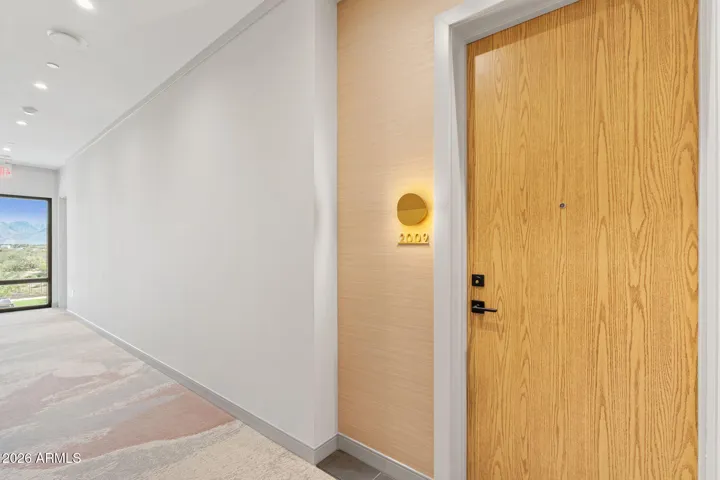 Private entry foyer welcoming you into the residence.