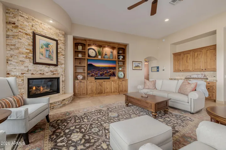 Custom built-in entertainment center