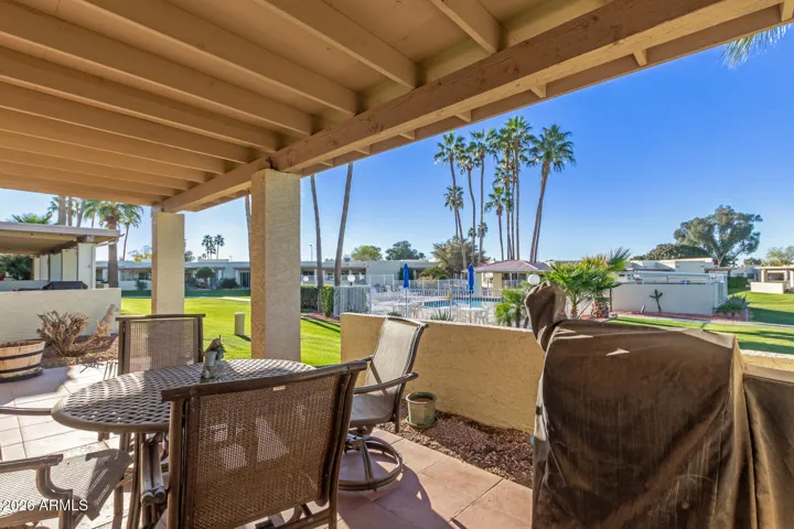 LARGE COVERED BACK PATIO