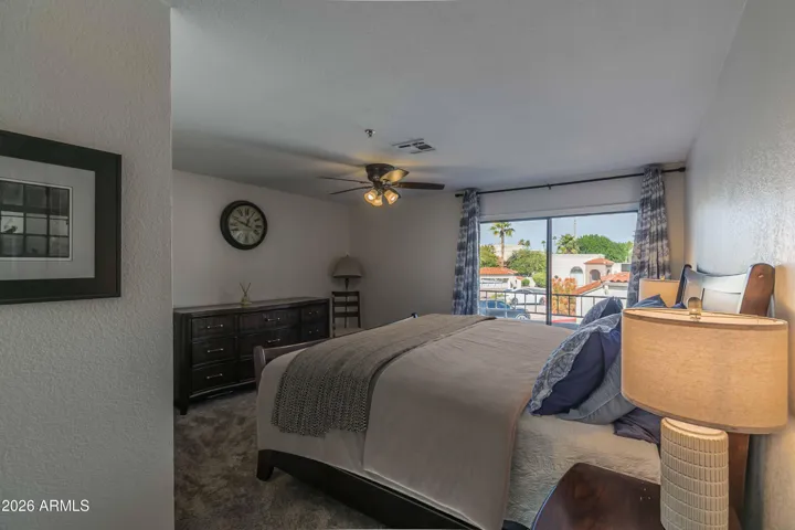 Has direct access to a private balcony!