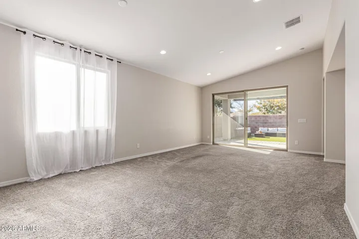 Vaulted Ceilings in Living Space