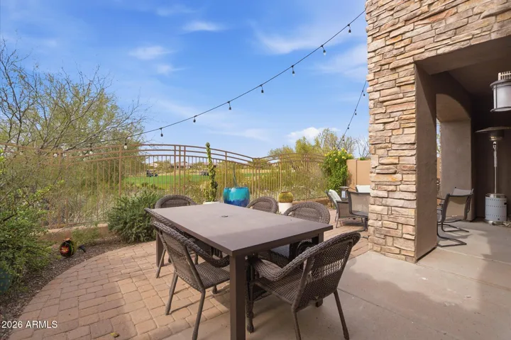Rear Patio