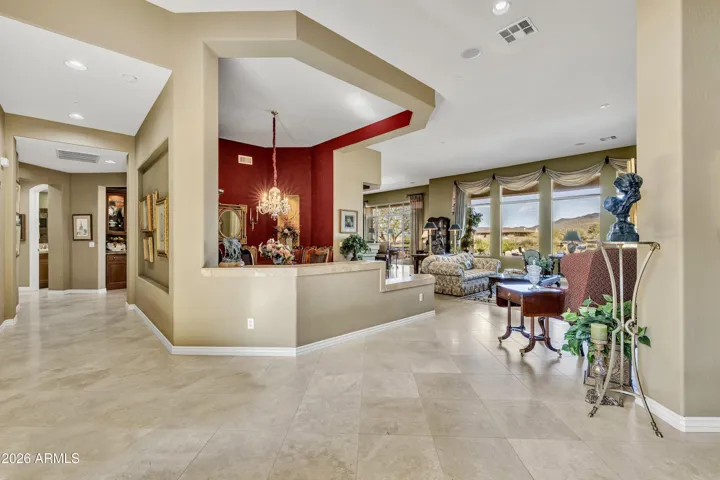 Entryway - all rooms connect so effortlessly.