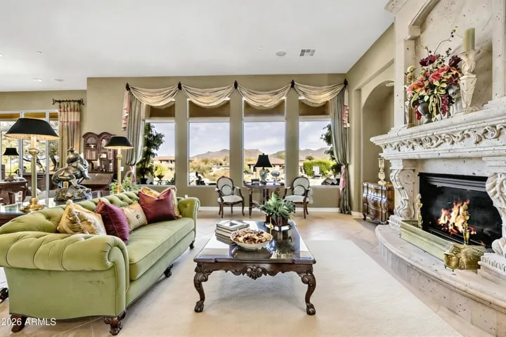 Formals living room with stunning views! Virtual staged.