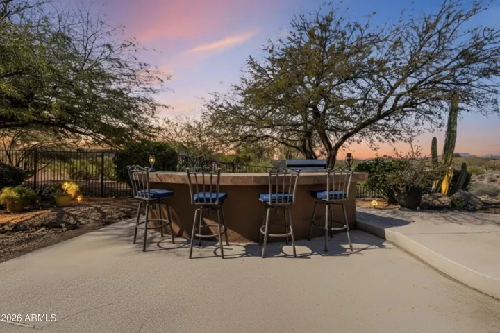 Another outdoor sitting area! This time you can watch the chef.