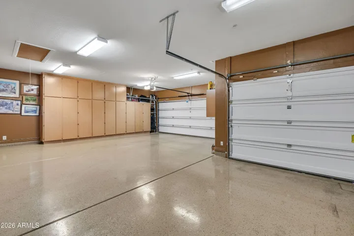 Amazing garage fits 4-5 in this space!