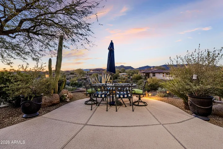 There are so many outdoor sitting areas to enjoy.