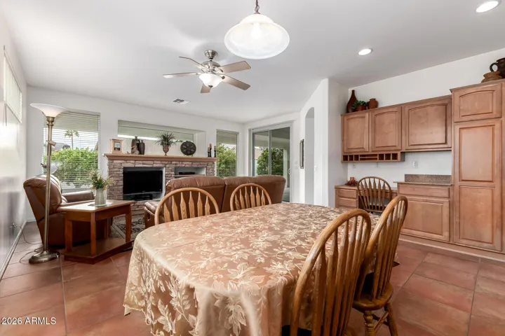 view of family room from kitchen