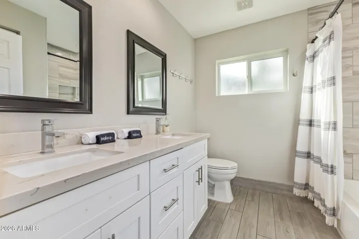 Update bathrooms...check!