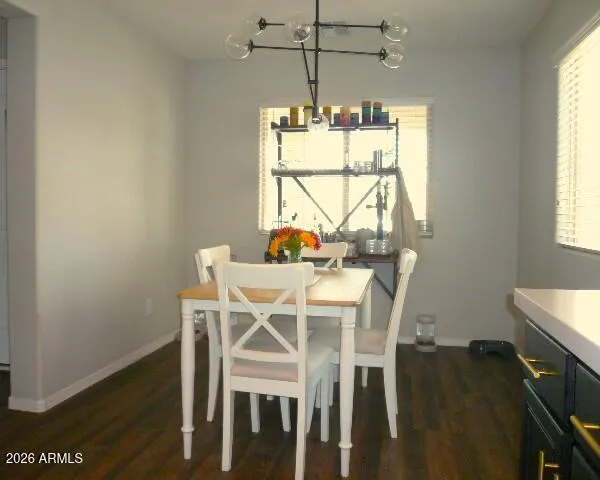 Large area with lots of natural light...