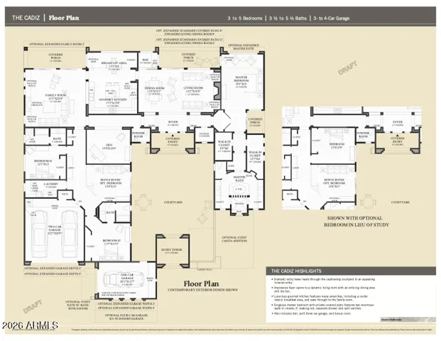 Cadiz Floorplan