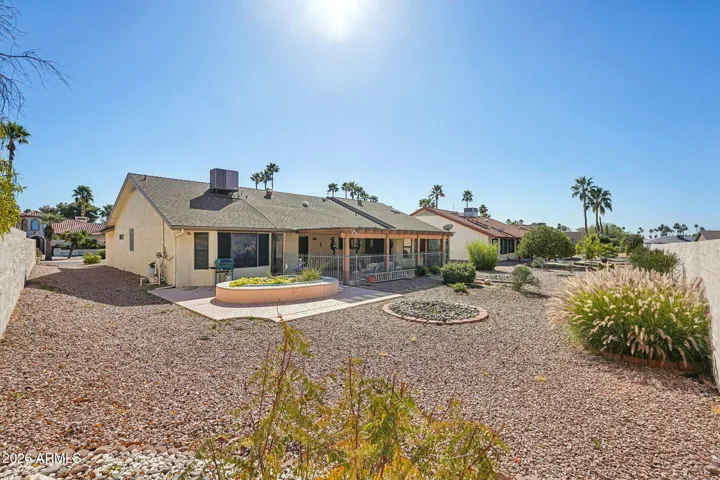 Mature Back yard