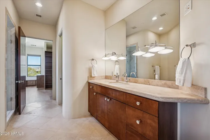 "His" side bathroom