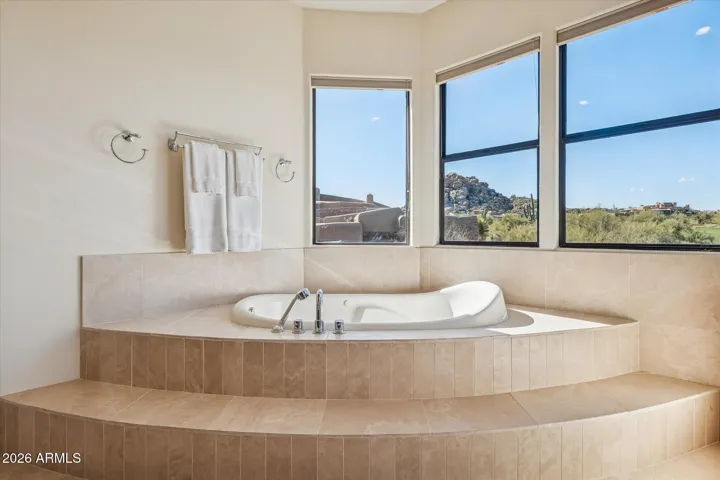 Soaking tub with views