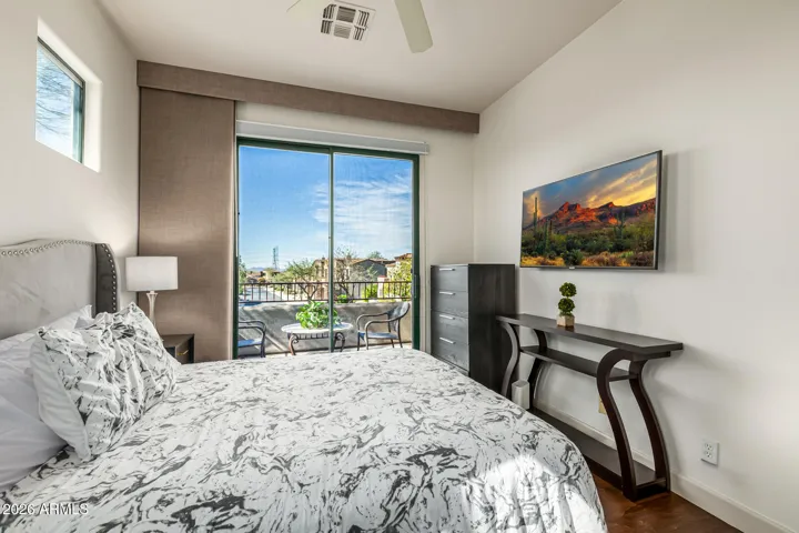 2nd Bedroom Private balcony
