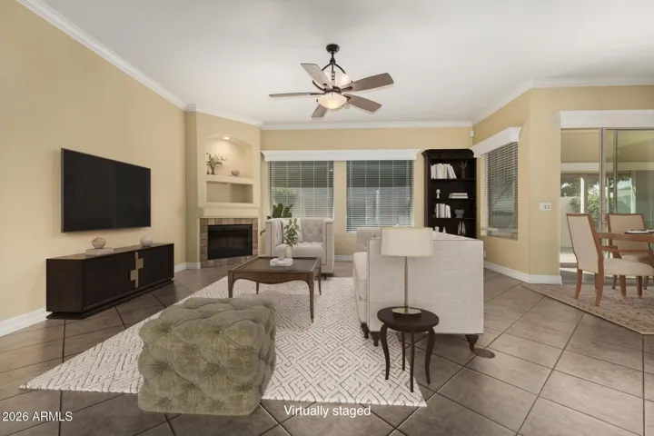 Virtually staged - Great Room