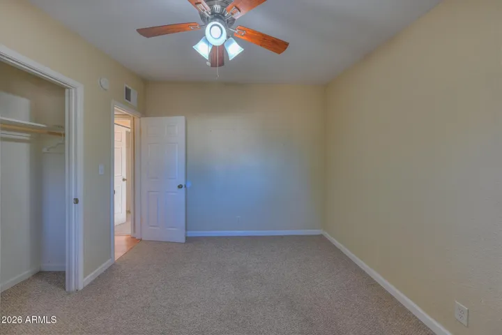 Bedroom 3 with closet