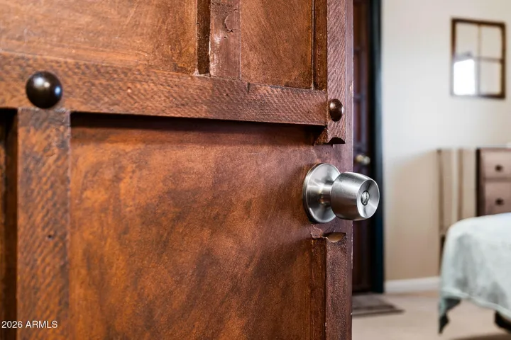 Custom doors throughout