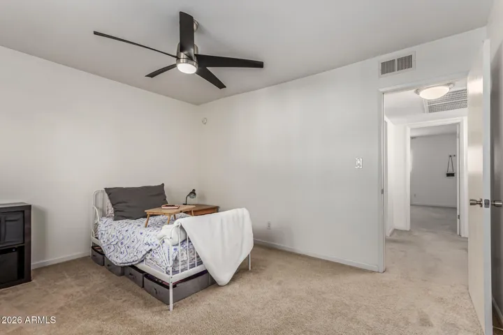 Spacious bedrooms