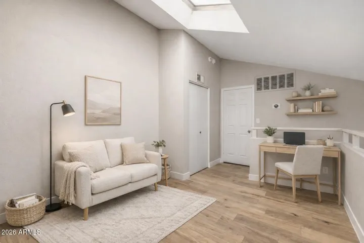 Use this bright and open loft as a second living space, reading nook, office or play area. *Virtually Staged*