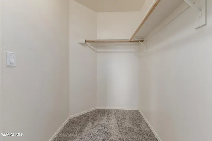 Primary closet