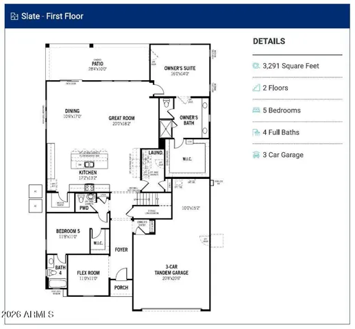 Base floorplan shown. Actual floorplan may vary based on architectural options not shown, when applicable.