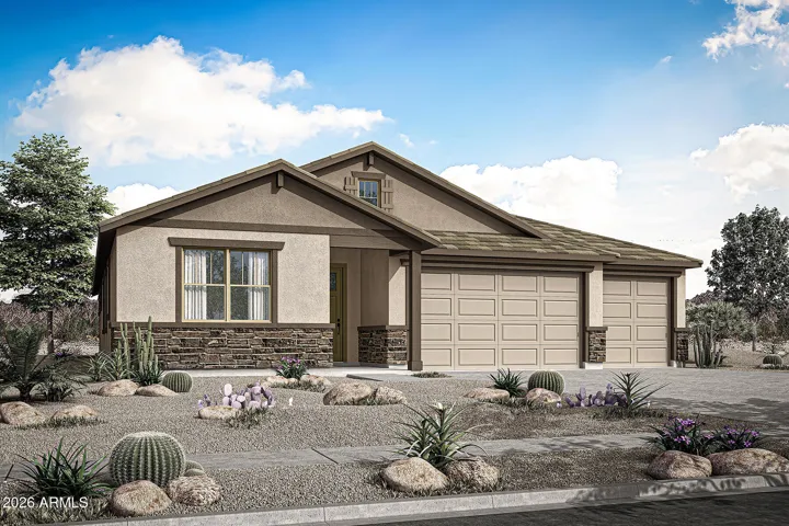 Rendering. Actual home color may vary.