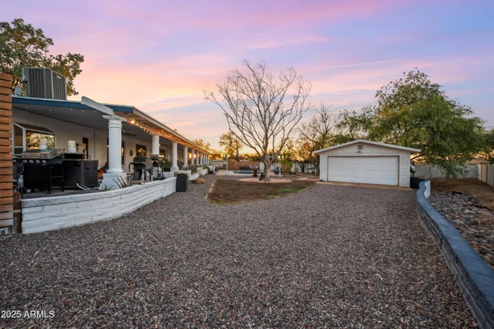 Detached garage could be workshop, guest house, workout/craft room