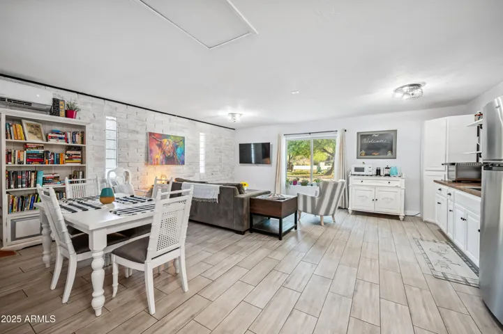 Guest Casita living, dining and kitchenette