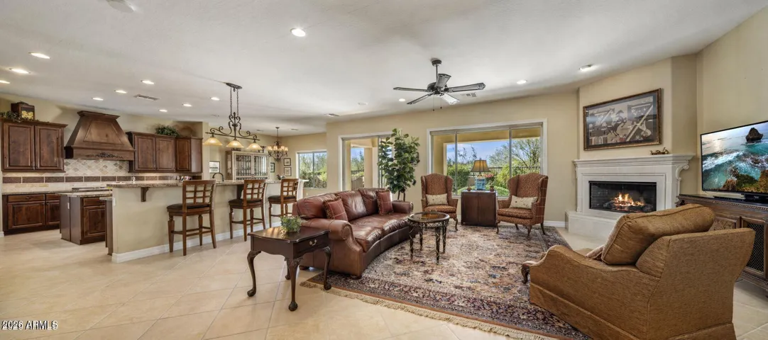The open floor plan is perfect for daily living and entertaining.