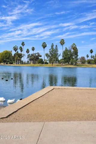 Enjoy a peaceful walk around the lake.