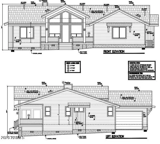 Front elevation example