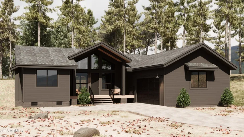 Rendering of what the home could look like when built
