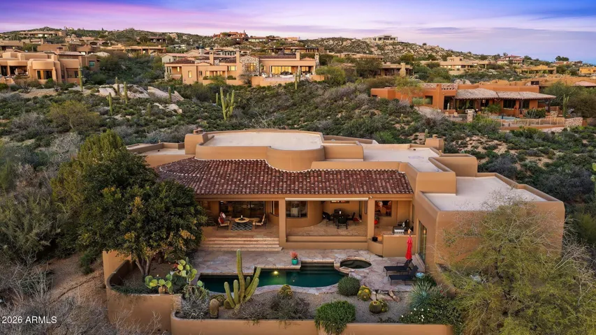 Set against surrounding desert and open views!