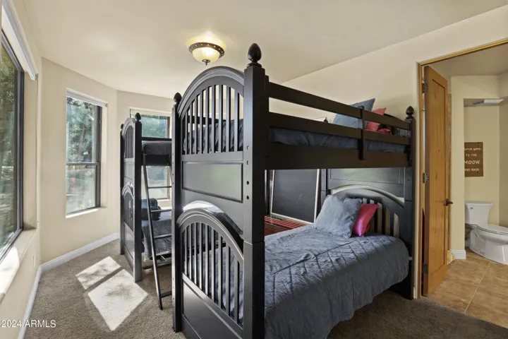 Bunk room with own bath also.
