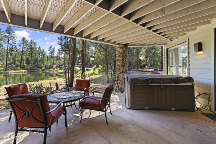 Amazing views off the lower level patio.