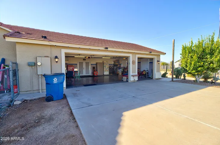 3 car side entry extended length garage
