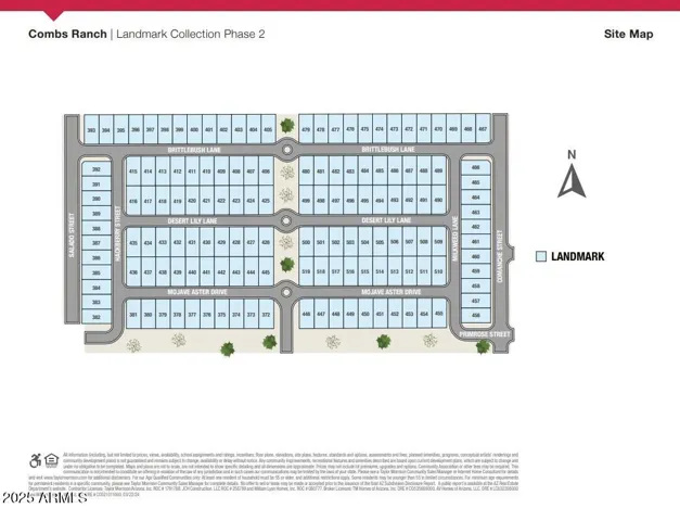 Combs Ranch Sitemap