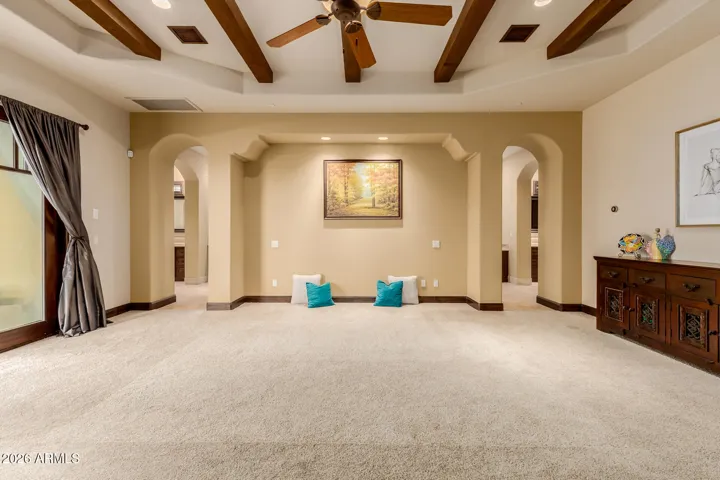 Niche with Recess Lighting.