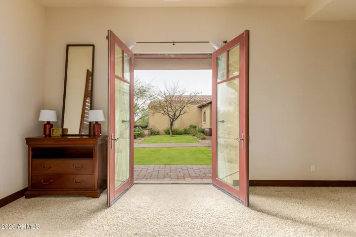 Guest Suite with Direct Access to the Courtyard.