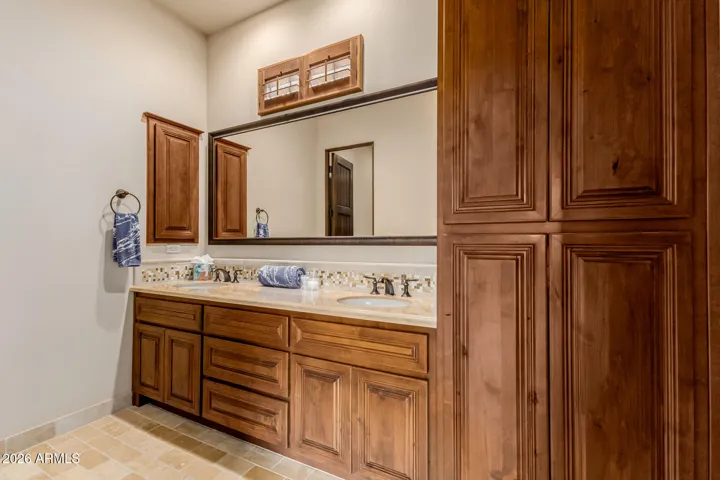 Upgraded Guest Bath and Walk in Closet attached.