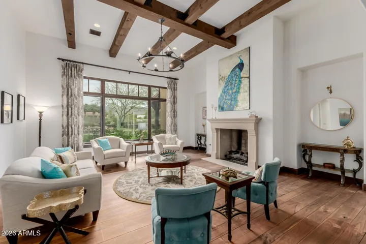 Formal Living Room: Striking First Impression from the Foyer.
