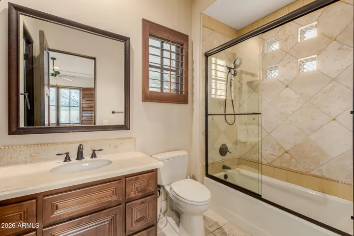 Attached Bathroom to Bedroom 3.
