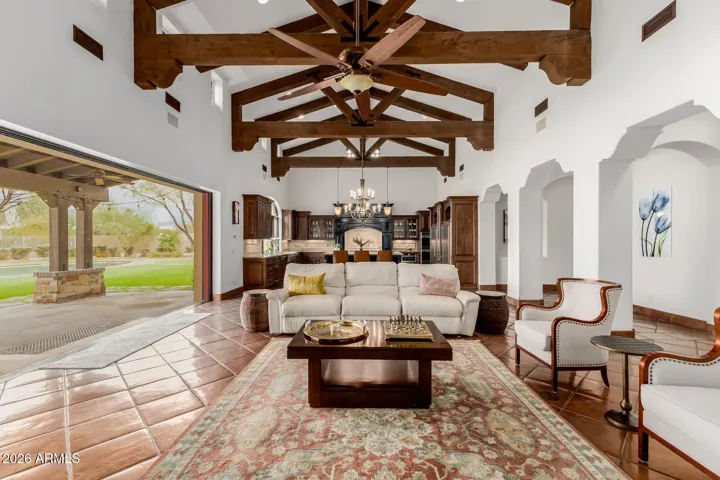 Patio Connects to Family Room Seamlessly. A True Indoor -Outdoor Living Experience